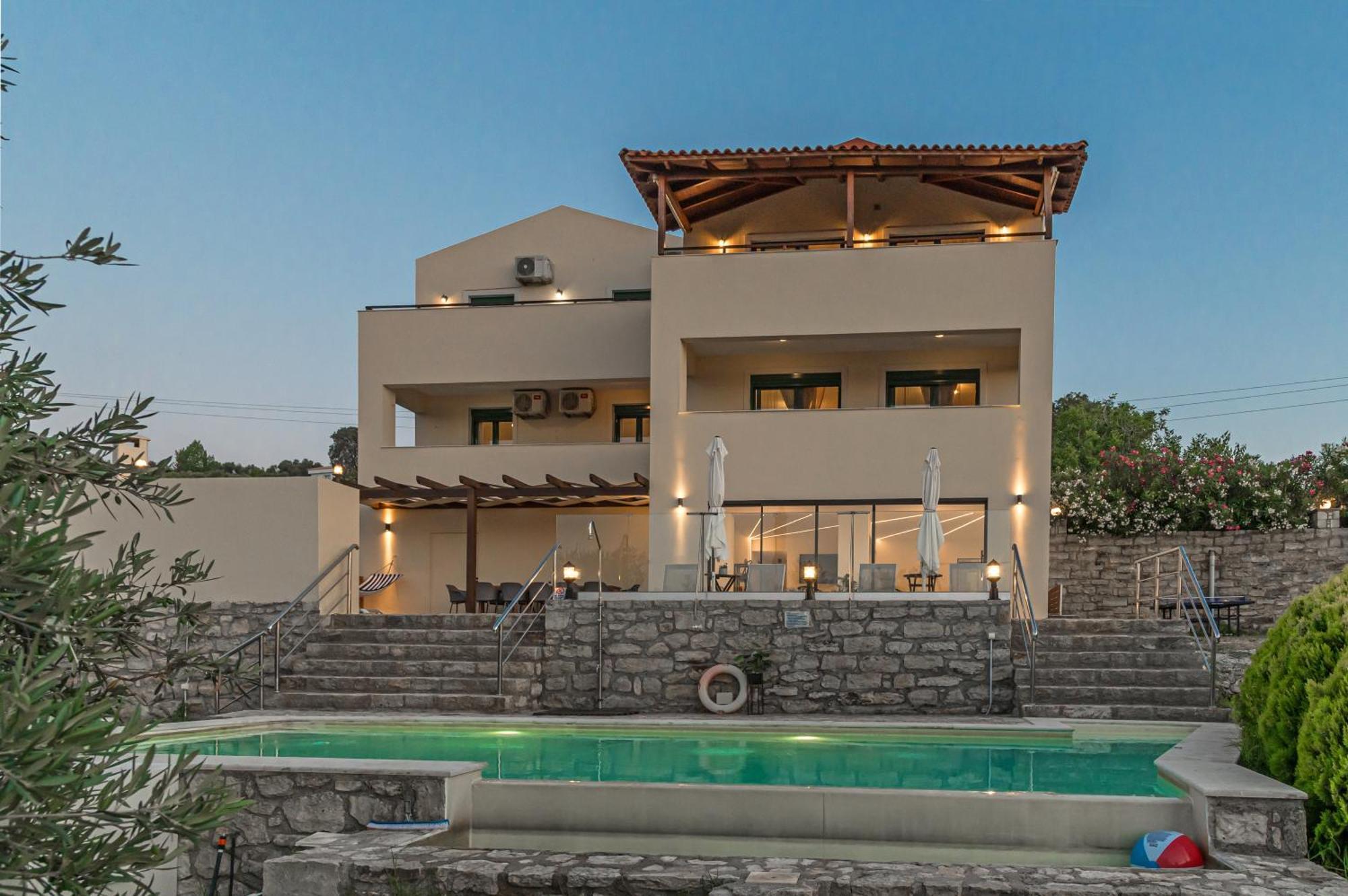 Elarchon Villa Private Pool Episkopi-Chania Esterno foto