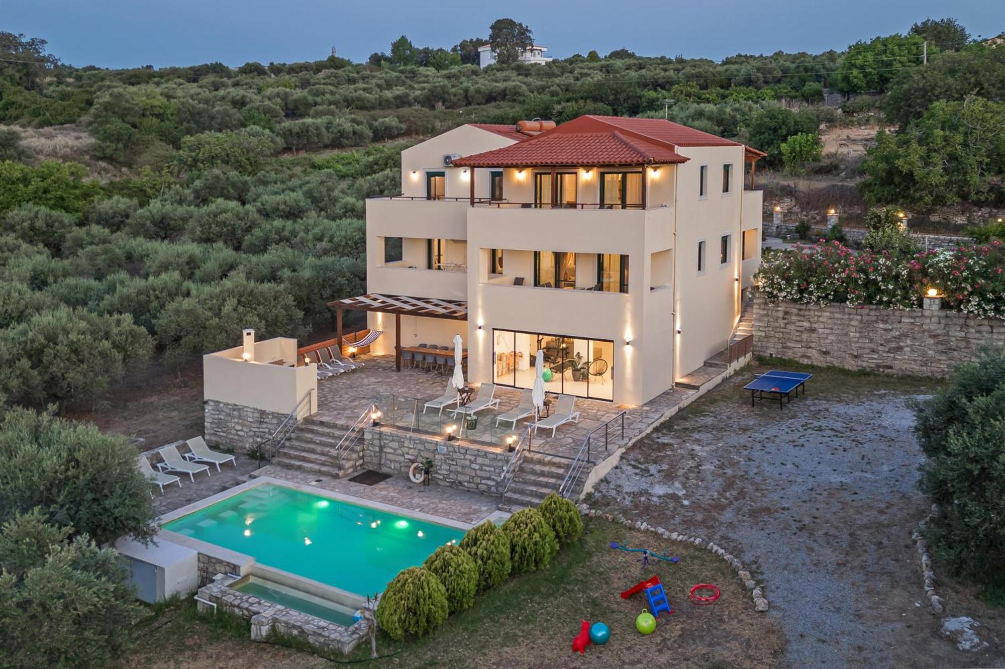 Elarchon Villa Private Pool Episkopi-Chania Esterno foto