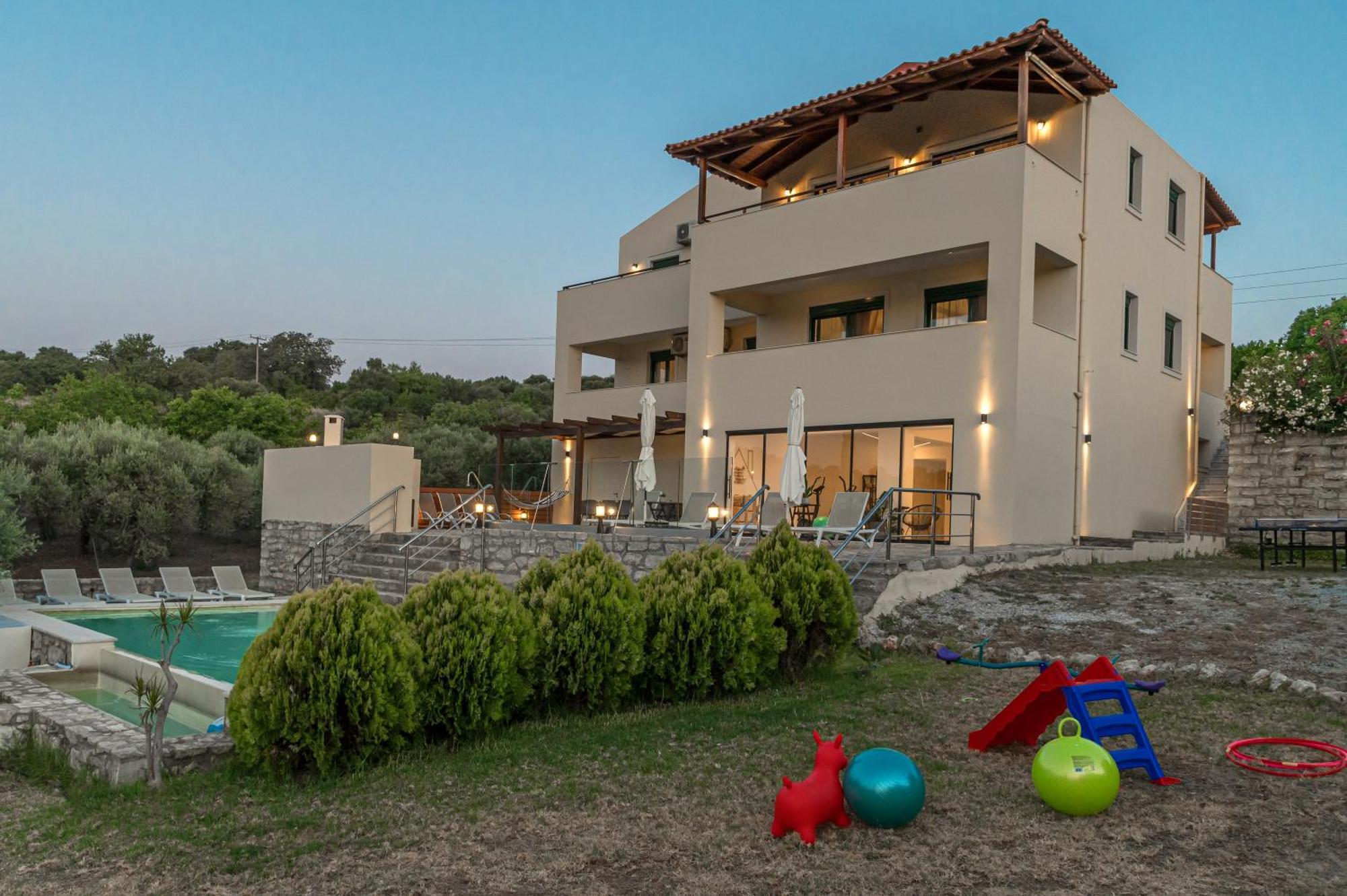 Elarchon Villa Private Pool Episkopi-Chania Esterno foto